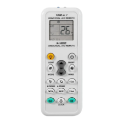 Mando universal K-1028E para aire acondicionado ⋆ Compatible con LG, DAEWOO, SAMSUNG, PANASONIC, MITSUBISHI, etc. ⋆ LCD