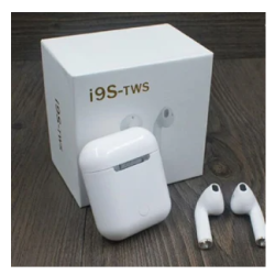 TWS i9S Auriculares bluetooth 5.0 / manos libres Inalambricos Carga magnética Blanco