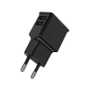 Cargador adaptador de red doble USB lateral universal para móvil, tablet, consola, cámara, GPS y más ⋆ Color negro