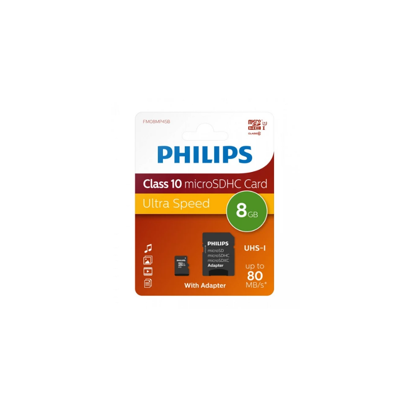 PHILIPS Tarjeta de memoria externa Micro SD / SDXC / SDHC Class 10 - 8 / 16 / 32 / 64 GB