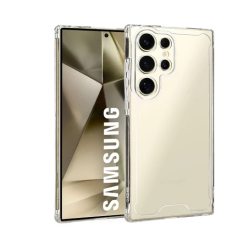 Funda compatible con SAMSUNG GALAXY S24 ULTRA Silicona transparente Premium reforzada