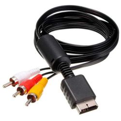 Cable AV compatible con PS1 / PS2 / PS3 ⋆ Audio y Video TV Compuesto RCA ⋆ Playstation 1 2 3 ⋆ Conexión estable y clara 🎮📺