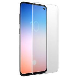 Protector de pantalla compatible con SAMSUNG GALAXY S10 Cristal templado curvo Dureza 9H Transparente