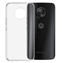 Funda compatible MOTOROLA MOTO G6 Silicona flexible transparente