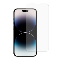 Protector de pantalla compatible con IPHONE 14 / 15 / PRO PLUS MAX * Cristal templado plano 9H