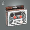 FR-TEC Pack compatible con MANDO DUALSHOCK PS4 Funda de silicona y grips Camuflaje pixel negro