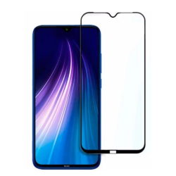 Protector de pantalla compatible con XIAOMI REDMI NOTE 8 PRO / 8T / 10 PRO / 11 PRO ⋆ Cristal templado 9H ⋆ Borde negro 🛡️📱