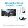 Barra receptor sensor de movimiento para NINTENDO WII / WII U con cable Soporte incluido Compatible