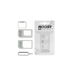 NOOSY 3 en 1 adaptador universal tarjeta micro SIM / nano SIM / SIM