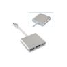 Adaptador 3 en 1 USB-C a HDMI + USB 3.0 + Carga – Compatible con Samsung, Huawei, Xiaomi, MacBook, Portátiles