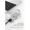 Adaptador 3 en 1 USB-C a HDMI + USB 3.0 + Carga – Compatible con Samsung, Huawei, Xiaomi, MacBook, Portátiles