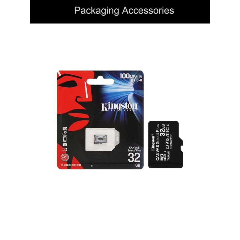 KINGSTON Canvas Select Plus Tarjeta de memoria Micro SD con adaptador 32 GB Clase 10 TF SDCS2 U1 V10 A1