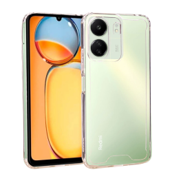 Funda compatible con XIAOMI REDMI 13 Silicona transparente Premium reforzada