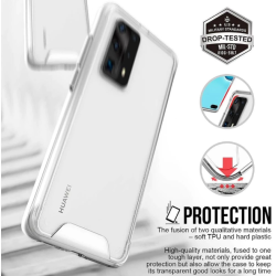 Funda compatible con OPPO A59 5G Silicona transparente Premium reforzada