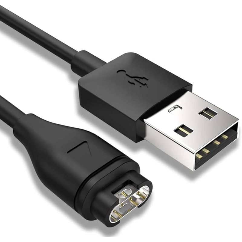 Cable cargador USB para GARMIN FENIX 7 7S 7X 6 6S 6X Pro / 5 5S 5X Plus / FORERUNNER 935 945 45 45S 245 / APPROACH S10