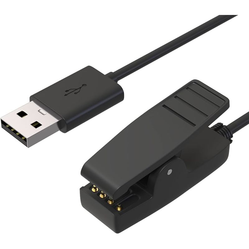 Cable cargador USB para GARMIN LILY / FORERUNNER 35 35J 230 235 630 645 Music 735XT / APPROACH G10 S20 / VIVOMOVE HR