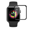 Protector de pantalla compatible con APPLE WATCH 42 MM Cristal templado Negro