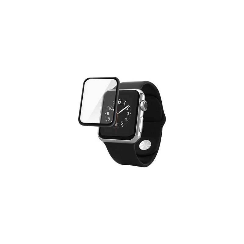 Protector de pantalla compatible con APPLE WATCH 44 MM Cristal templado Negro ⋆ Alta claridad y resistencia
