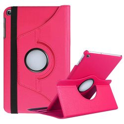 Funda compatible con tablet SAMSUNG GALAXY TAB A 2019 10.1'' T510 T515 Giratoria 360º soporte Cuero sintético - Rosa gris