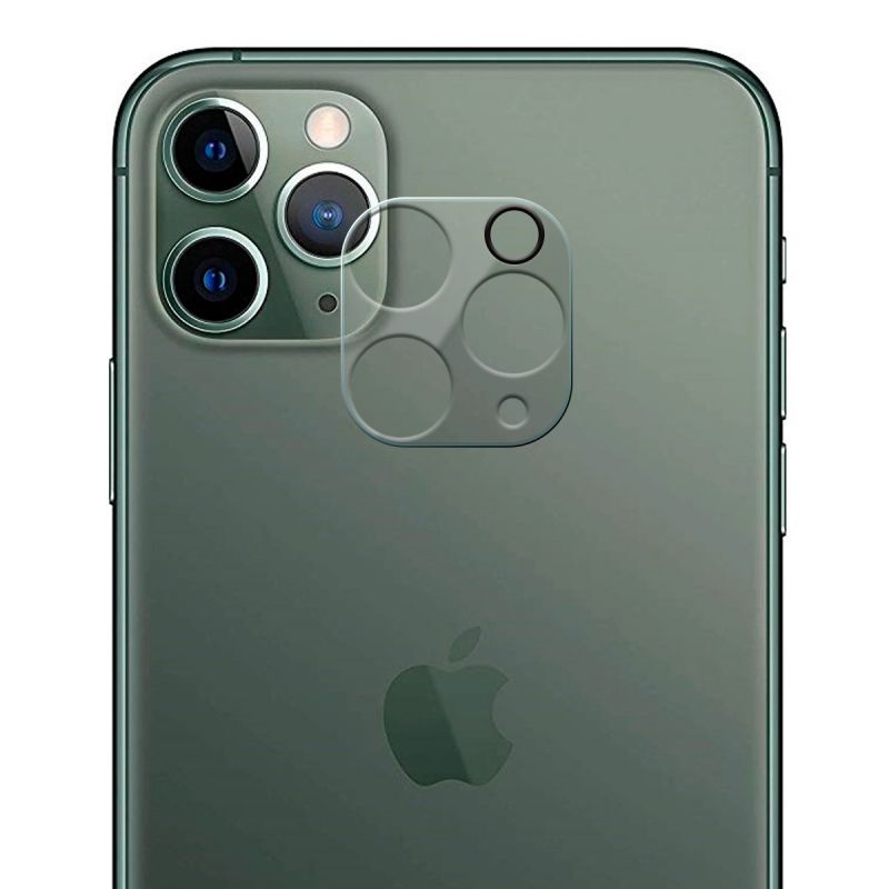 Protector de cámara trasera compatible con IPHONE 11 PRO / 11 PRO MAX Cristal templado Dureza 9H