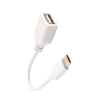 Adaptador cable OTG USB hembra a Micro USB macho - Negro blanco