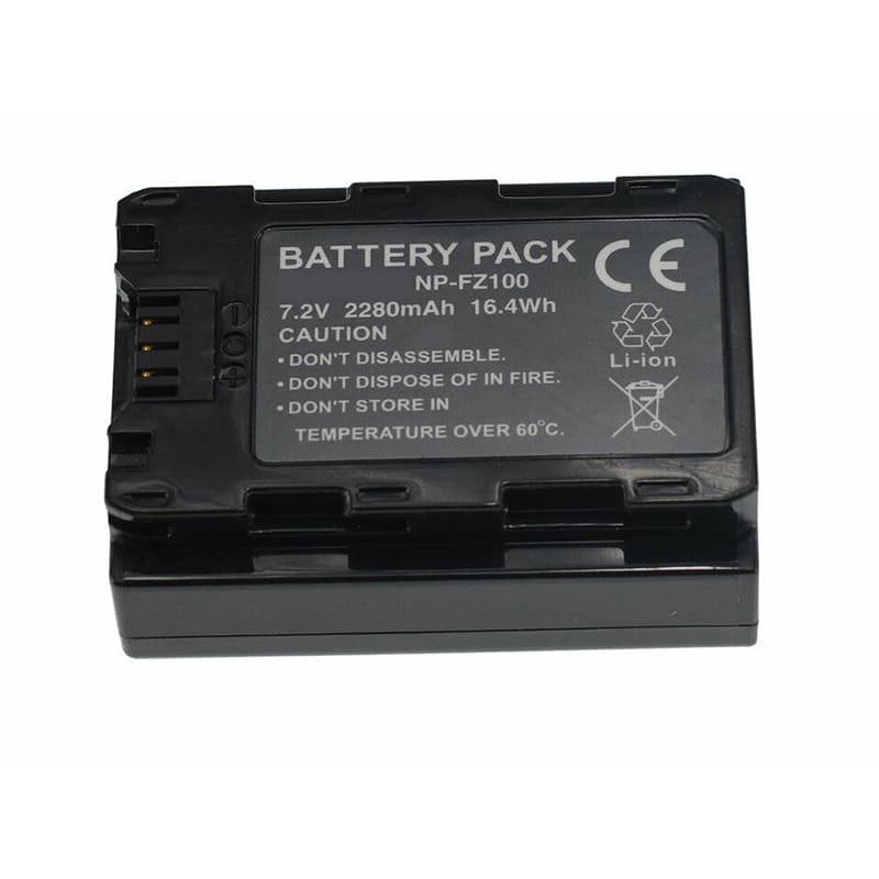 Bateria compatible Sony Alpha A9, A7R Mark 3, A7 Mark 3, Alpha a7R III, Alpha a7 III * NP-FZ100 * 2200mAh