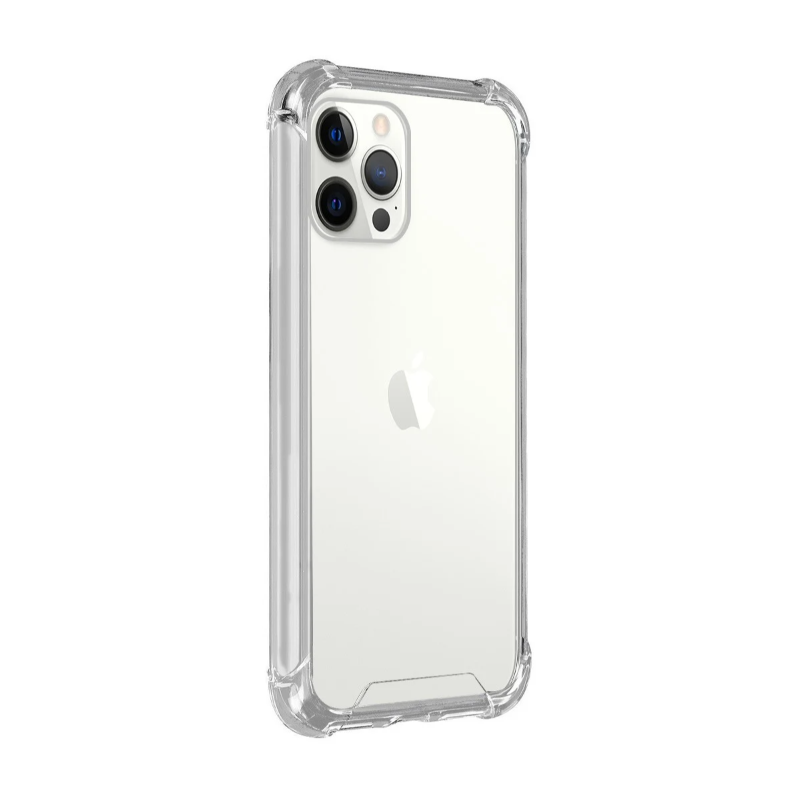 Funda compatible con IPHONE 12 PRO MAX Silicona transparente esquinas reforzadas