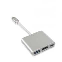Adaptador 3 en 1 USB-C a...