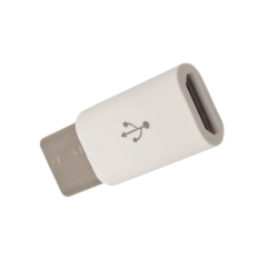 Adaptador MICRO USB hembra a TIPO C macho Compatible - Negro USB-C
