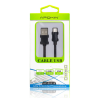 Cable de datos y carga tipo C Alta velocidad USB 2.0 ⋆ Negro 1.2m ⋆ Modelo AP-00318