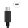 Cable de datos y carga tipo C a tipo C Negro ⋆ Longitud 1 metro ⋆ Compatible con dispositivos USB-C