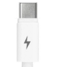 Cable de datos y carga tipo C a tipo C blanco 1 metro USB-C