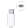 Cable de datos y carga tipo C a tipo C blanco 1 metro USB-C