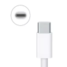 Cable de datos y carga tipo C a tipo C blanco 1 metro USB-C