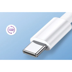 OPPO Cable de carga rápida USB tipo C Super vooc 80W 65W 67W Blanco 1m