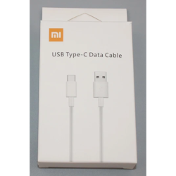 XIAOMI Cable de carga rápida 18W 27W USB tipo C Blanco 1m Original