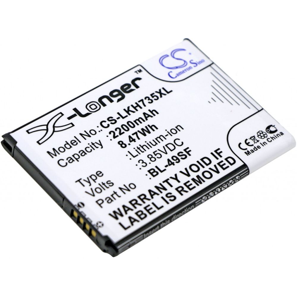 CAMERON SINO Batería compatible con LG G4S / G4 BEAT / H734 / H735 / H736 ⋆ BL-49SF ⋆ Capacidad 2300 mAh