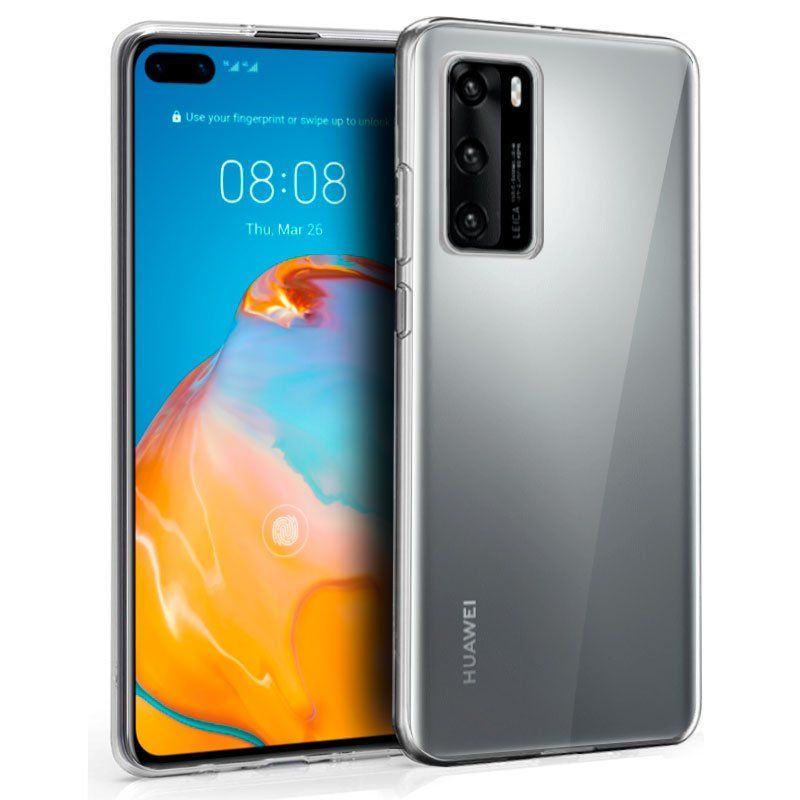 COOL Funda compatible con HUAWEI P40 PRO * Silicona transparente * Flexible y ligera