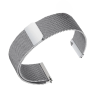 Correa compatible con APPLE WATCH 1 / 2 / 3 / 4 / 5 / 6 / 7 / 8 / 9 / SE ( 38 / 40 / 41 mm ) Metálica acero Magnética Gris plata