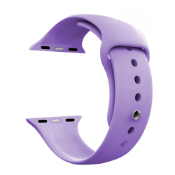 Correa compatible con APPLE WATCH 42 / 44 / 45 mm silicona flexible - Amarillo negro azul verde rosa morado turquesa