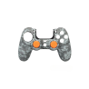 FR-TEC Pack compatible con MANDO DUALSHOCK PS4 Funda de silicona y grips Camuflaje pixel negro