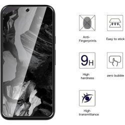 Protector de pantalla compatible con GOOGLE PIXEL 7 Cristal templado plano Dureza 9H