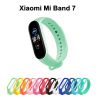 Correa compatible con XIAOMI MI BAND 7 / 6 / 5 * Silicona * Negro, azul marino, gris, rojo, rosa chicle, verde, pistacho, vino