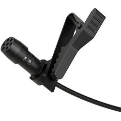 Micrófono conector 3.5 mm + adaptador Lightning ⋆ Micrófono de solapa con pinza ⋆ Cable de 3 m ⋆ Compatible iPhone y más