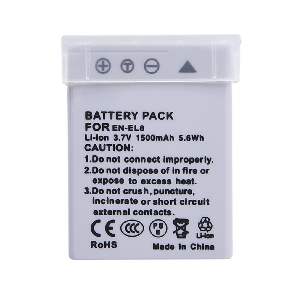 Bateria compatible EN-EL8 Nikon Coolpix P1 P2 S1 S2 S3 S5 S6 S7 S8 S9 S50 S51 S52 1500mAh