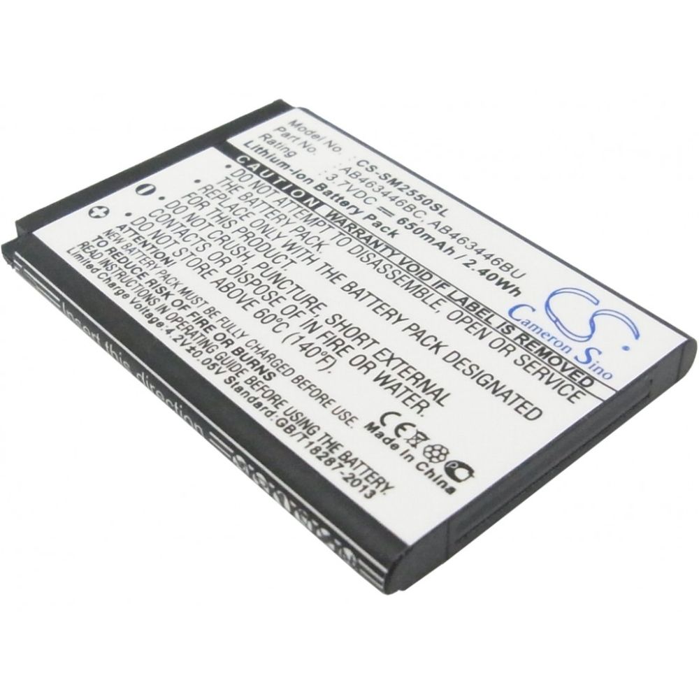 Batería compatible CAMERON SINO AB463446BC AB463446BU ⋆ 650 mAh ⋆ SAMSUNG GT-E2520 / M2510 / GT-E1150 / SGH ⋆ envío españa