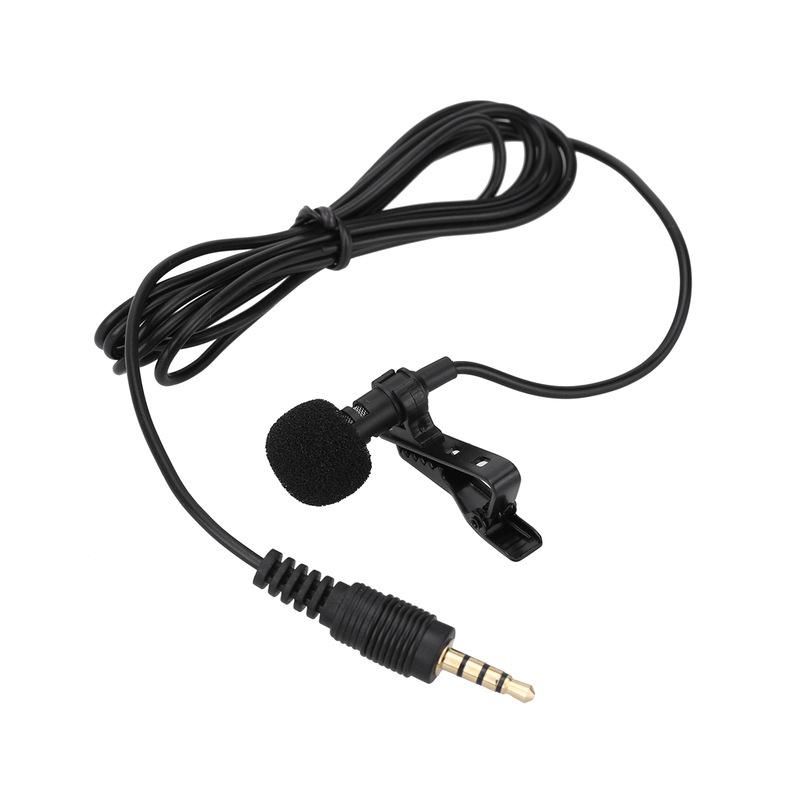 Micrófono de solapa con pinza clip ⋆ Conector jack 3,5 mm ⋆ Para PC, portátil y móvil ⋆ Cable 1,5 m ⋆ ENVÍO DESDE ESPAÑA