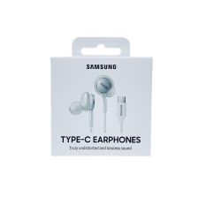 SAMSUNG Auriculares cable tipo C USB C Manos libres Tuned by AKG EO-IC100 originales Blanco