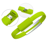 Pulsera cable de datos USB macho a conector micro USB macho - Rosa fucsia