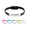 Pulsera cable de datos USB macho a conector micro USB macho - Rosa fucsia